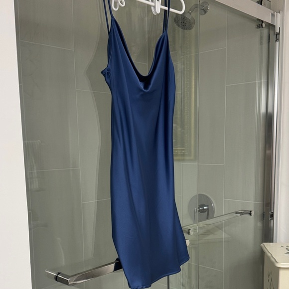 Dresses & Skirts - Elegant Blue Slip Dress